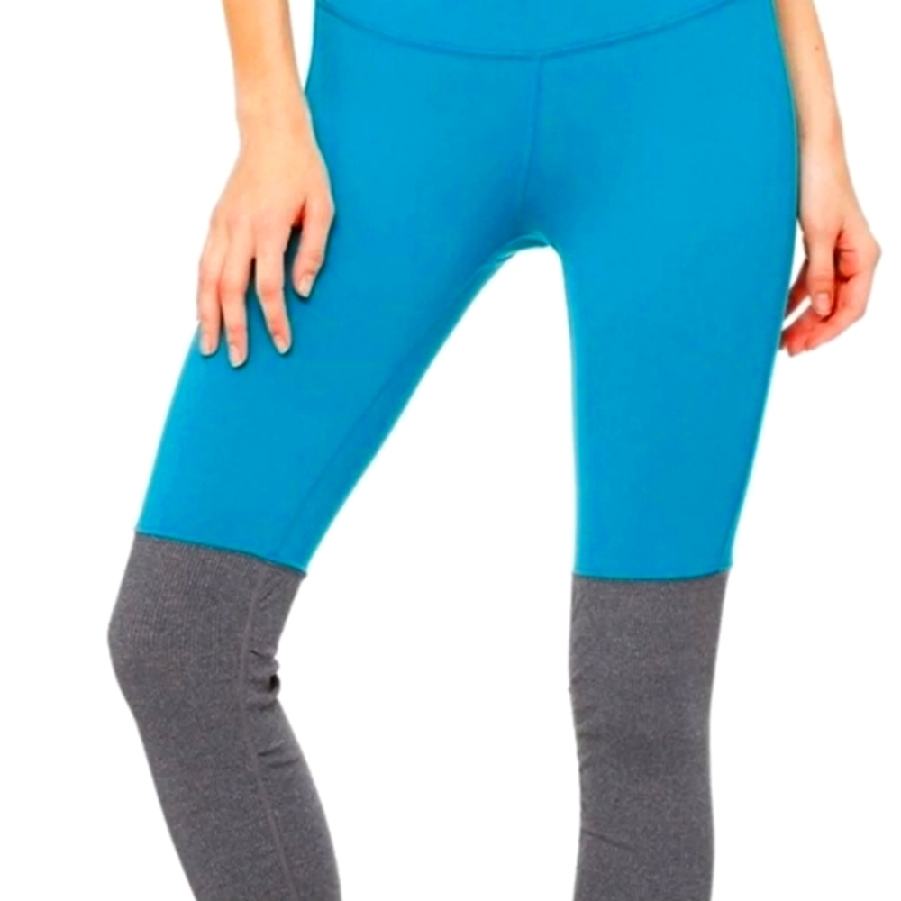 Alo blue/grey goddess leggings M